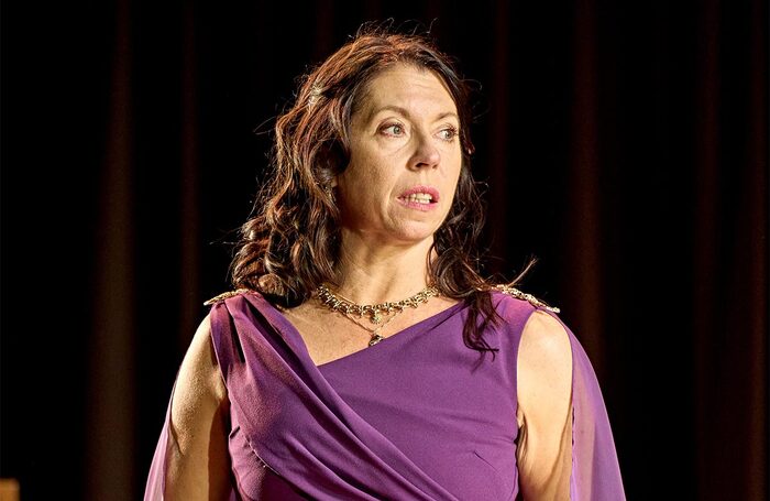 Eileen Walsh in The Psychic at York Theatre Royal. Photo: Manuel Harlan Eileen Walsh in The Psychic at York Theatre Royal. Photo: Manuel Harlan
