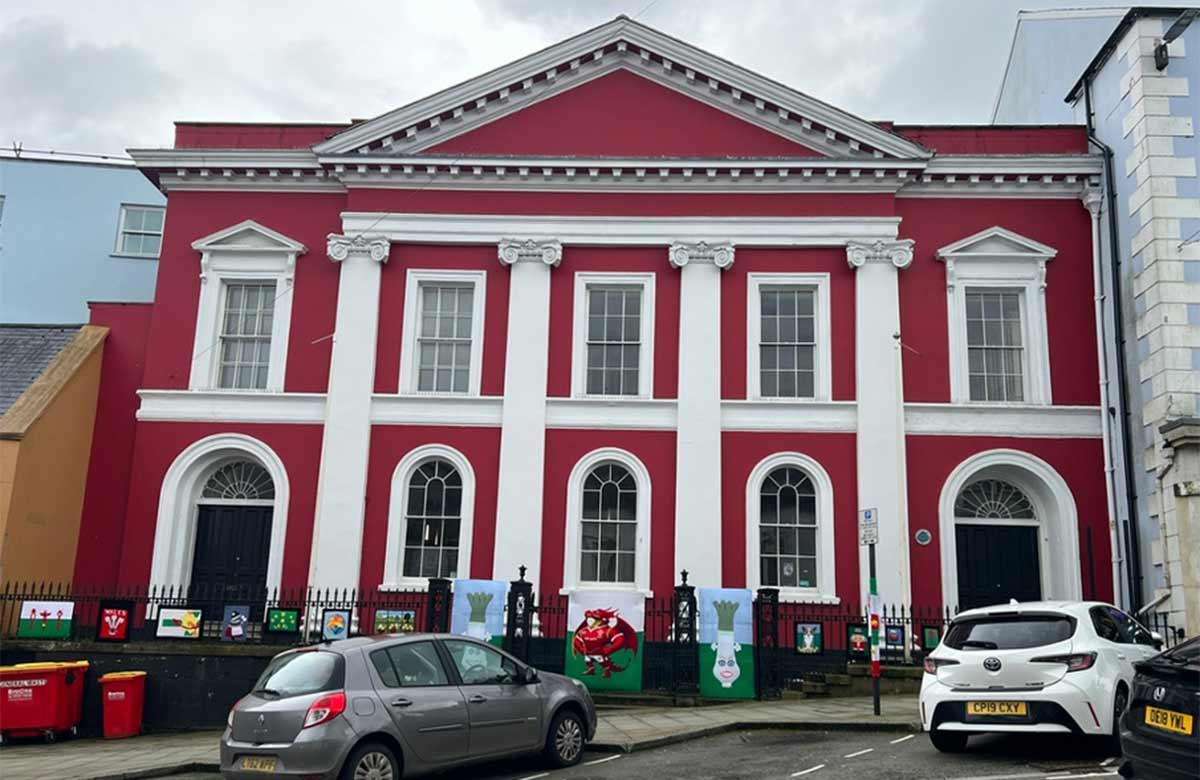 Shire Hall is grade II-listed building on Haverfordwest&rsquo;s high street