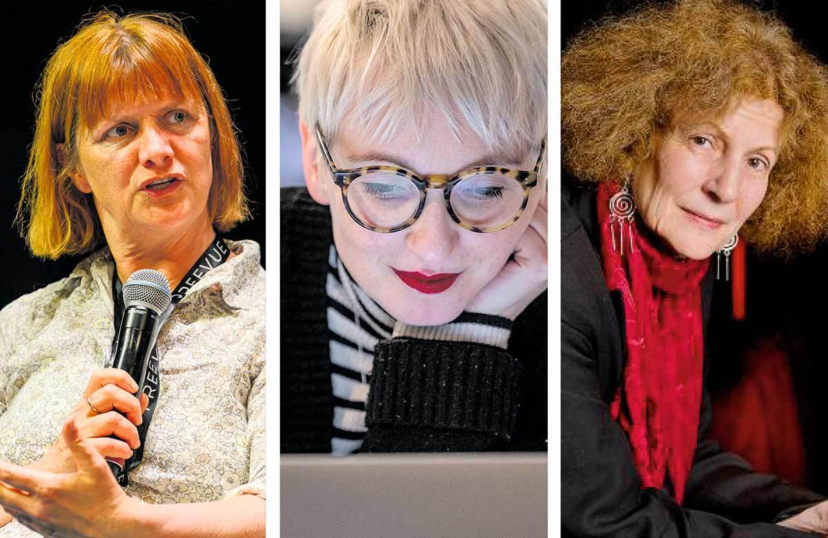 Rebecca Lenkiewicz, Phoebe Eclair-Powell and Timberlake Wertenbaker. Photos: David Monteith-Hodge/Joel Chester Fildes/Linda Nylind