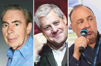 Lloyd Webber, Mackintosh and Blavatnik make Sunday Times Rich List