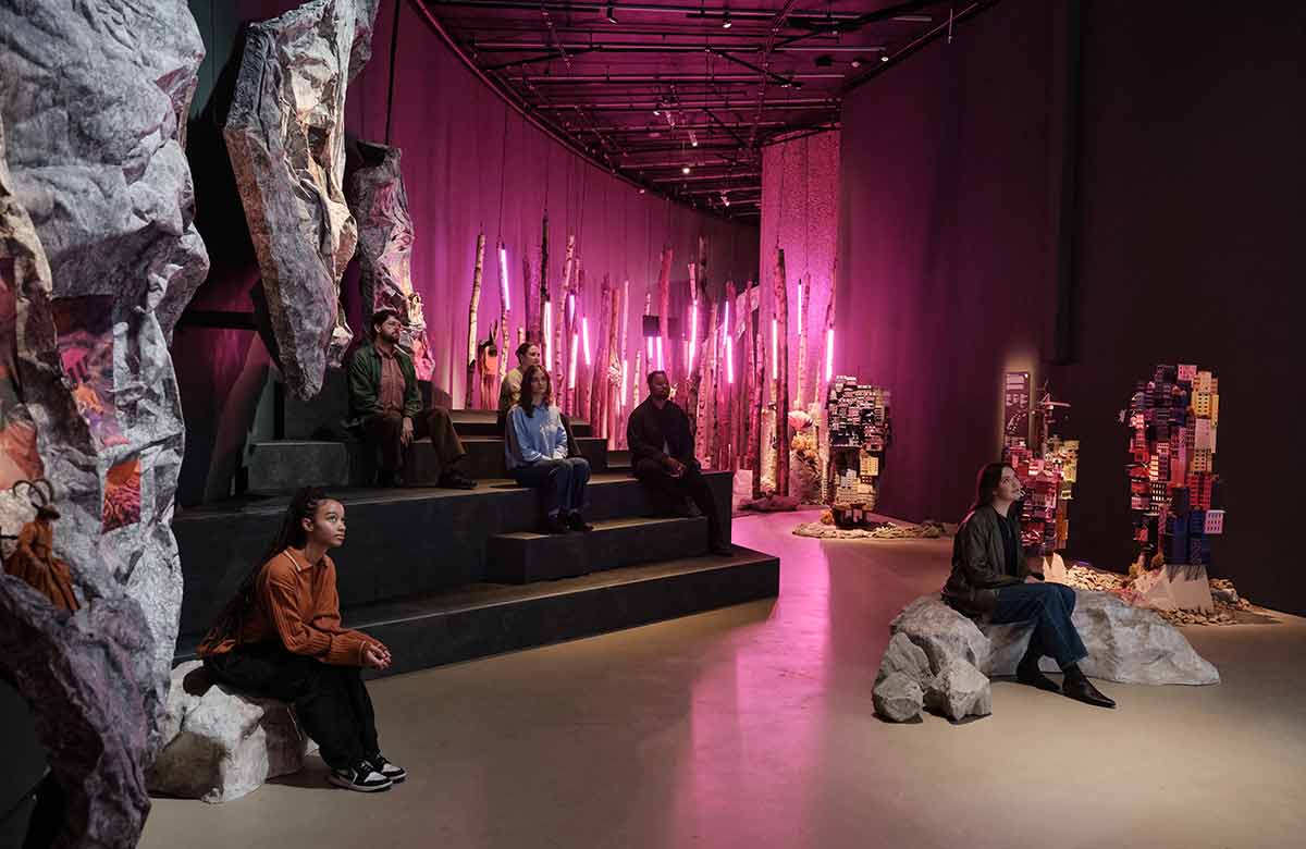 In Other Worlds at the Curve, Barbican Centre. Photo: Thomas Adank Barbican Immersive