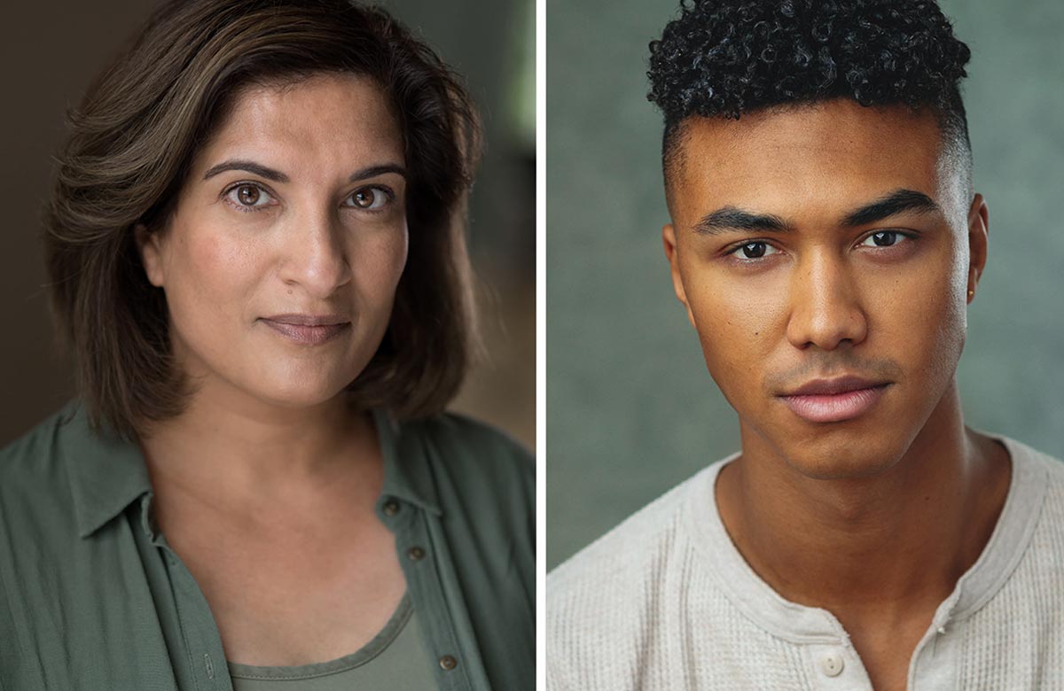 Mina Anwar and Joe Griffiths-Brown. Photos: Story House