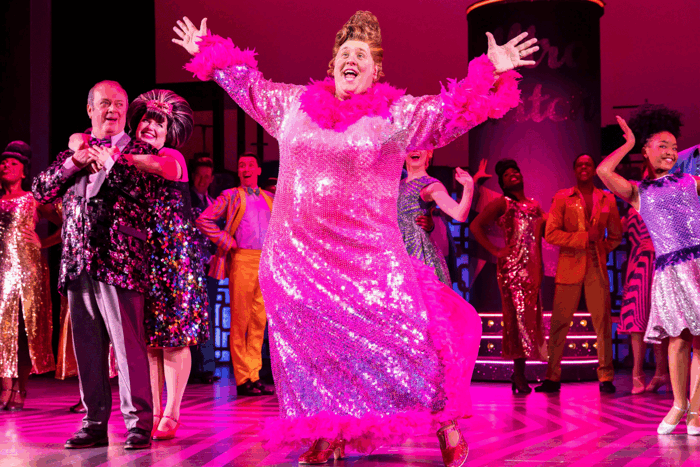 Neil Hurst as Edna Turnblad in Hairspray the Musical UK tour 2024/25, Photo: Pamela Raith