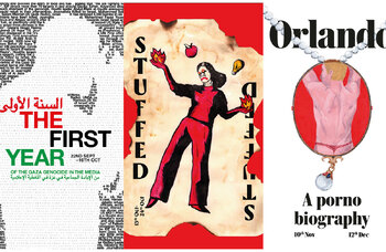 Artwork for the three shows to be staged by the New Diorama this autumn