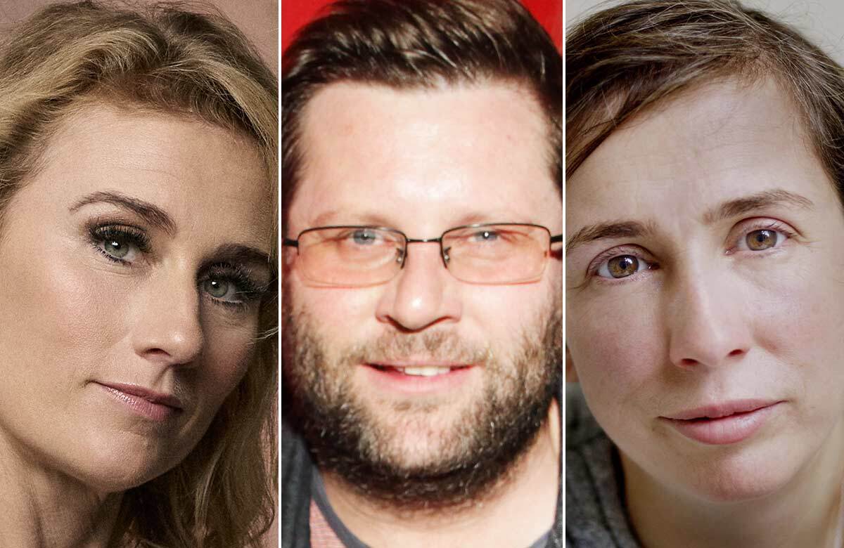 Jessica Swale, David Eldridge and Abi Morgan. Photos: Michael Wharley/Helen Murray/Sarah Lee Jessica Swale, David Eldridge and Abi Morgan. Photos: Michael Wharley/Helen Murray/Sarah Lee