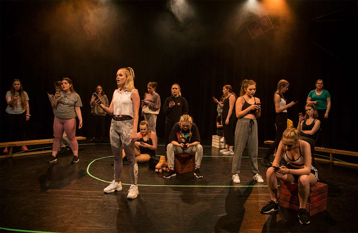 British Youth Music Theatre's Hot Wheels at the Barbican Theatre Plymouth (2019). Photo: Gemma Smith British Youth Music Theatre's Hot Wheels at the Barbican Theatre Plymouth (2019). Photo: Gemma Smith