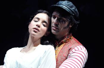 Alexandra Silber and Jeremiah James in Carousel at the Savoy Theatre, London (2008). Photo: Tristram Kenton