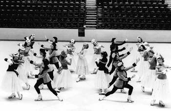 An act from the 1936 production, Ice Parade