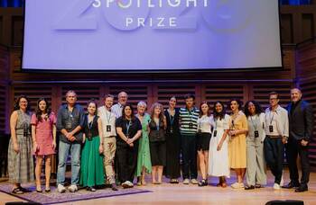 Spotlight prize 2026, the winners and stage jury. Photo: Joanna Nicole Photography