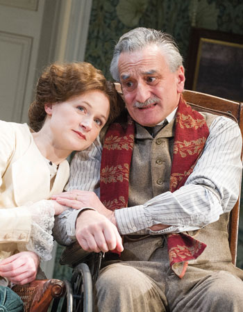 Naomi Frederick and Henry Goodman in The Winslow Boy at the Old Vic in 2013. Photo: Tristram Kenton
