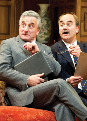 Henry Goodman and David Haig in Yes, Prime Minister at Chichester Festival Theatre in 2010